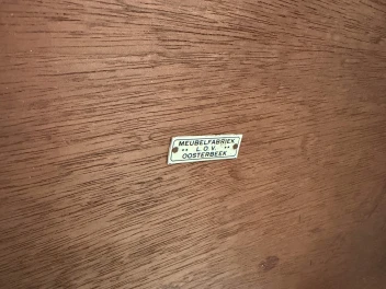 Art Deco Modernist Coffee Table by J.A. Muntendam for L.O.V. Oosterbeek, 1920s